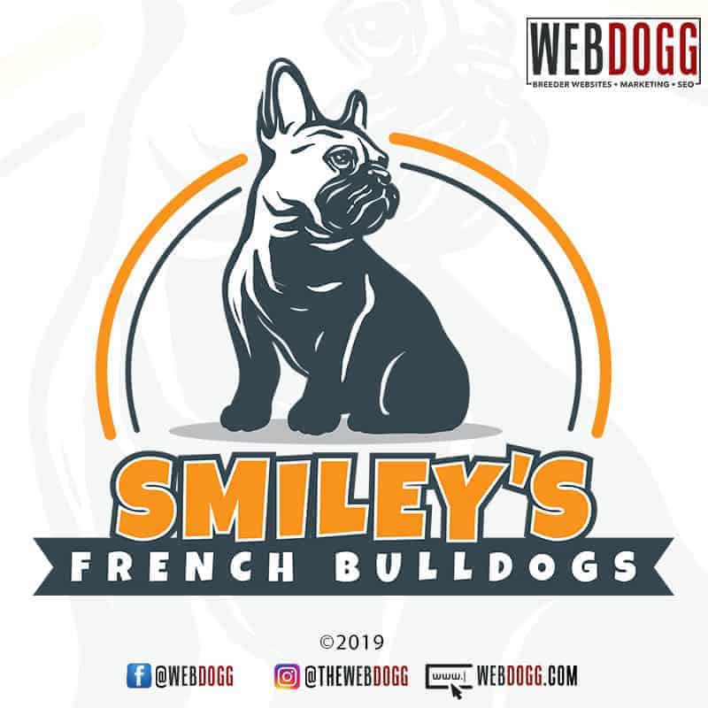 Smiley's French Bulldogs - Breeder Logo Design