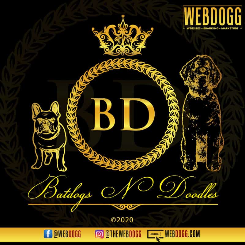 Batdogs N Doodles - Breeder Logo Design